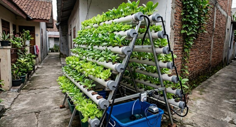 Pemanfaatan Lahan Sempit untuk Menciptakan Pangan Mandiri: Hidroponik sebagai Solusi Pertanian di Tengah Keterbatasan Lahan