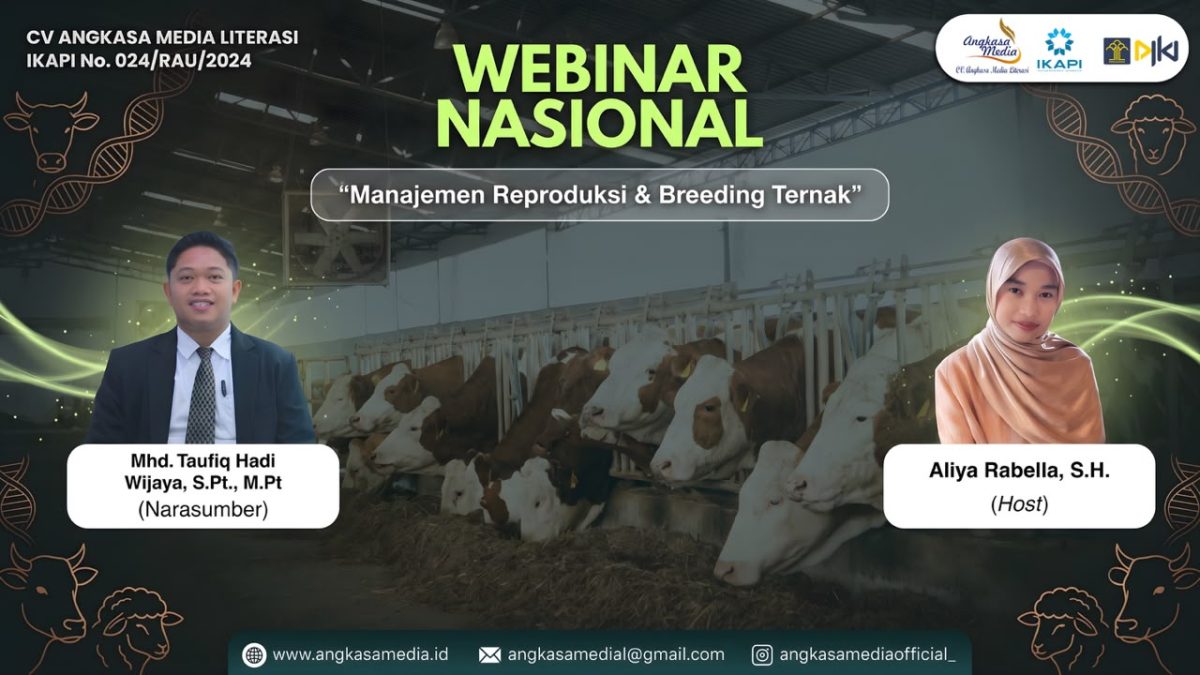 Bukan Sekadar Kawin Ternak: Webinar Nasional Bongkar Kunci Breeding yang Sering Diabaikan Peternak